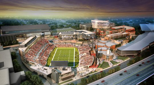 13 Game-Changing NFL Stadiums: Tom Benson Hall of Fame Stadium